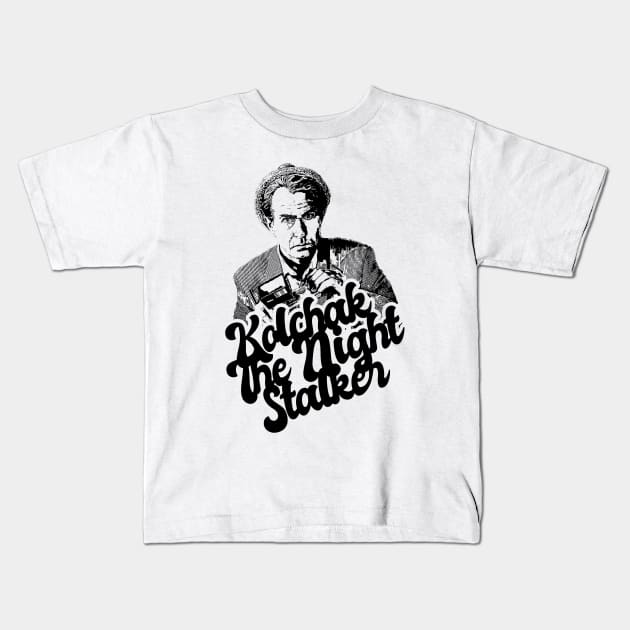 Kolchak The Night Stalker 80s Style Classic Kids T-Shirt by Hand And Finger